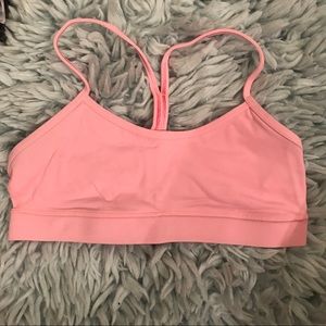 Lululemon Flow Y Bra Ballet Pink Sz 8